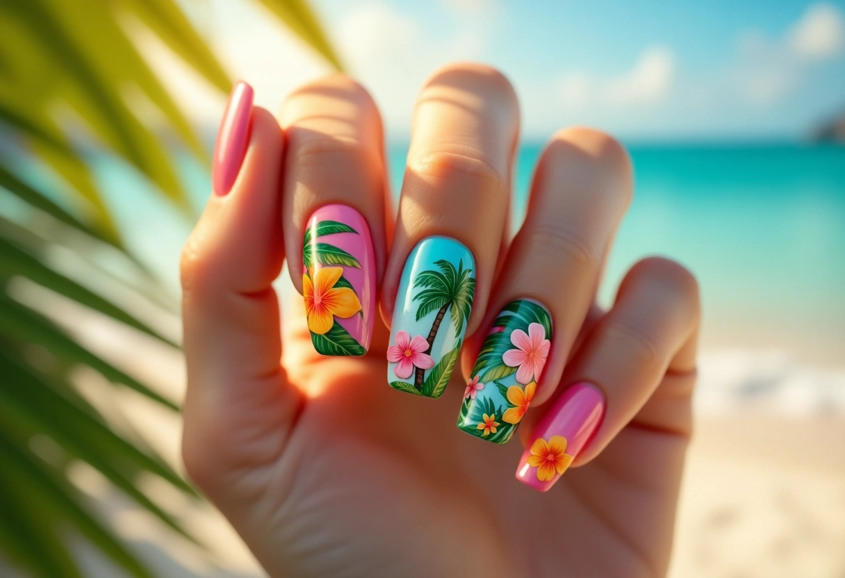 ongles tropicaux